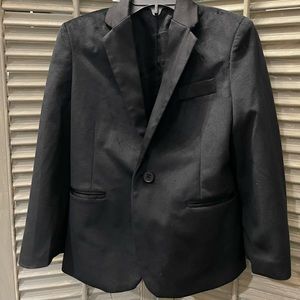 Black velvet Calvin Klein suit jacket size 5